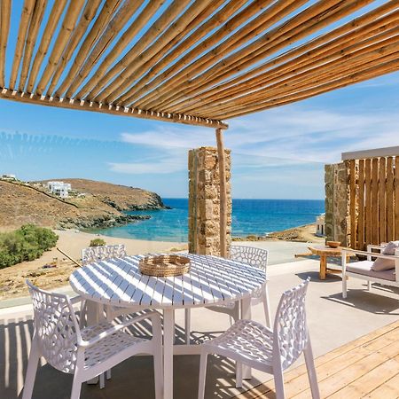 Sea Rock & Sky Private Mykonos Residence Merchia Beach Exterior foto